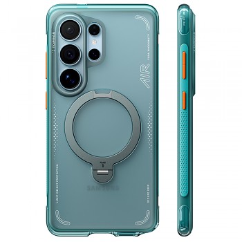 Torras Ostand Spin Air Series pro Samsung Galaxy S26 Ultraledově zelená