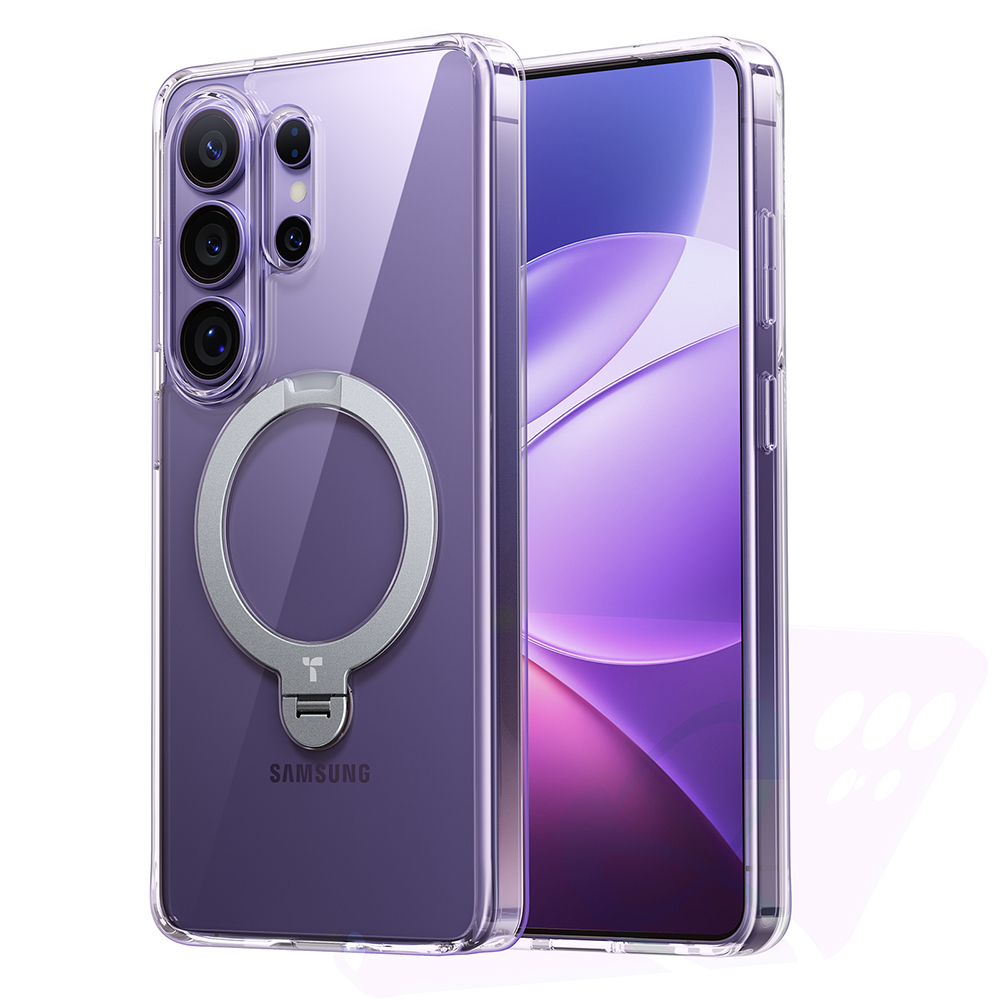 Levně Torras Ostand Spin series pro Samsung Galaxy S26 Ultraprůhledný