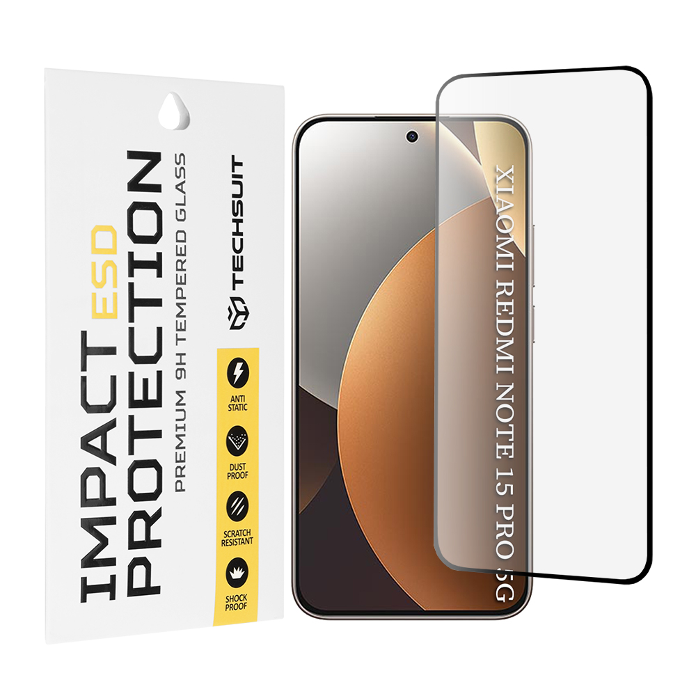 Levně Techsuit - ESD glass - Xiaomi Redmi Note 15 Pro 5G - černé