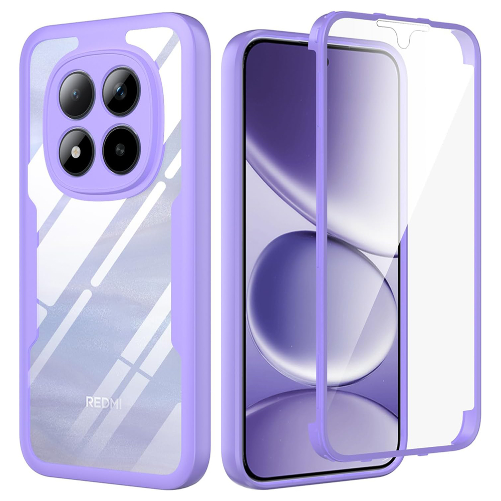 Levně Techsuit - ColorVerse 360 Series + ochrana displeje - pro Xiaomi Redmi Note 15 Pro+ 5G / Poco M8 Pro 5G - fialová