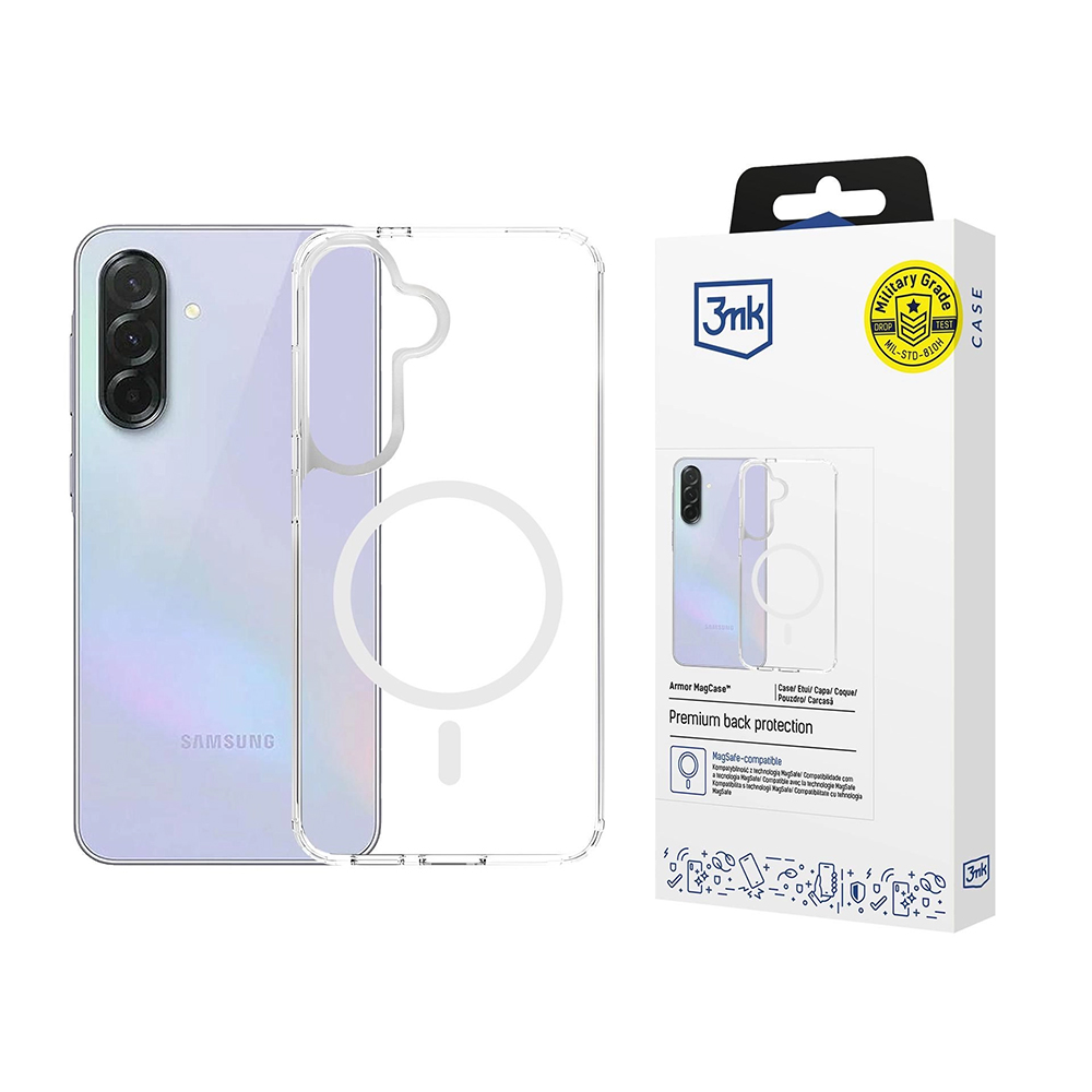Levně 3mk Armor MagCase – Samsung Galaxy A37 5G – transparentní