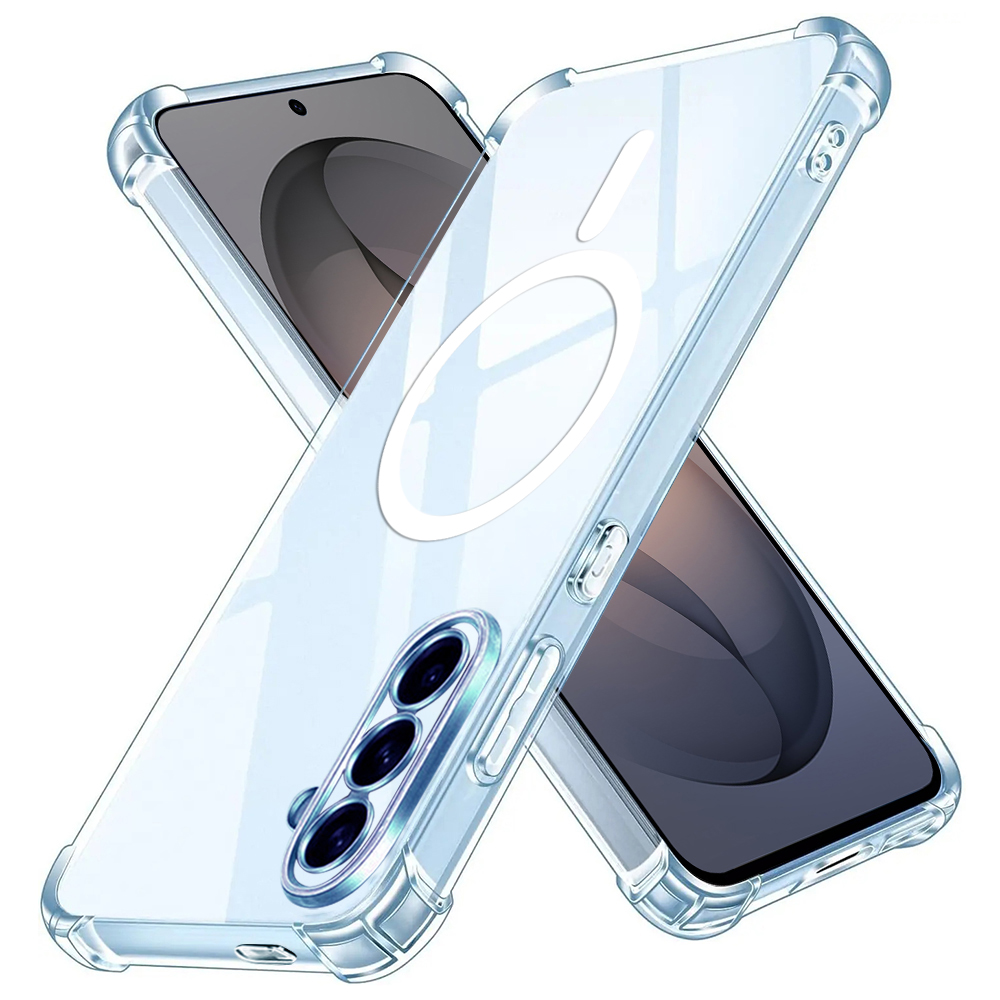 Levně Techsuit - Shockproof Clear Silicone MagSafe - Samsung Galaxy S26 - Čirá