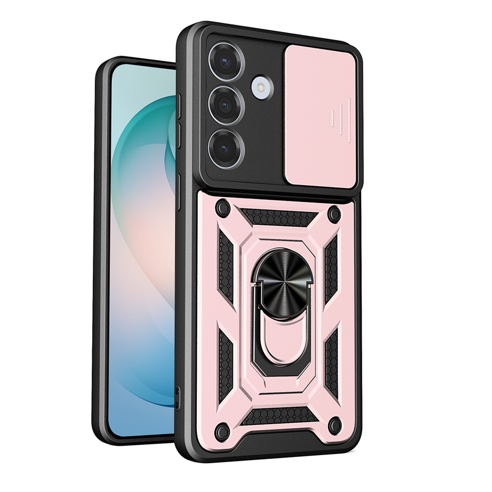 Levně Techsuit - CamShield Series - Samsung Galaxy S26 Plus - Růžové zlato