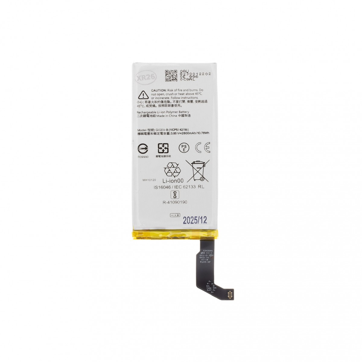 Levně Baterie G020I-B Google Pixel 4 2800mAh Li-Pol (OEM)