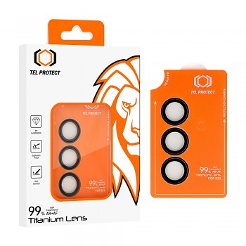 Tvrzené sklo Tel Protect Titanium Lens 99% AR na fotoaparát pro Samsung Galaxy S26 Plus černé