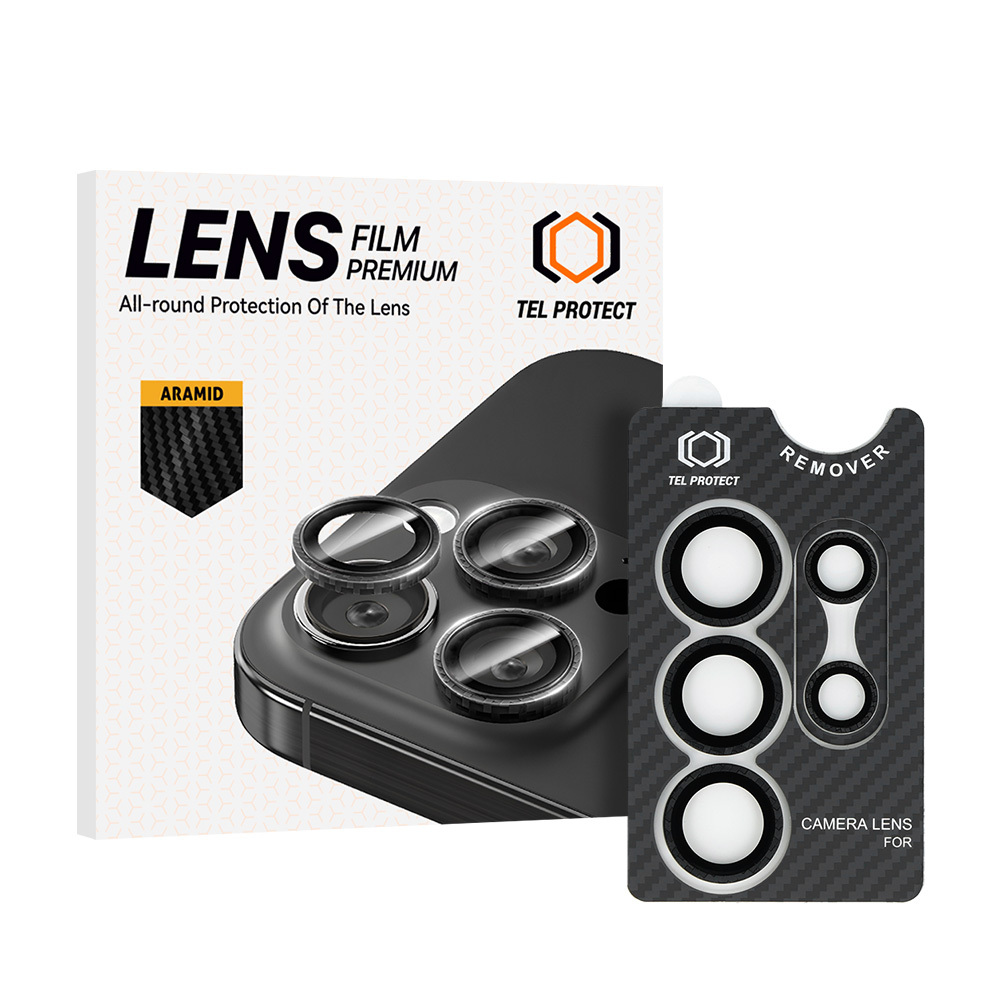 Levně Tvrzené sklo Tel Protect 3D Lens Aramid Series na fotoaparát pro Samsung Galaxy S26 Ultra