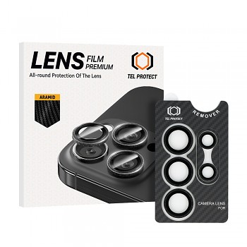 Tvrzené sklo Tel Protect 3D Lens Aramid Series na fotoaparát pro Samsung Galaxy S26 Ultra