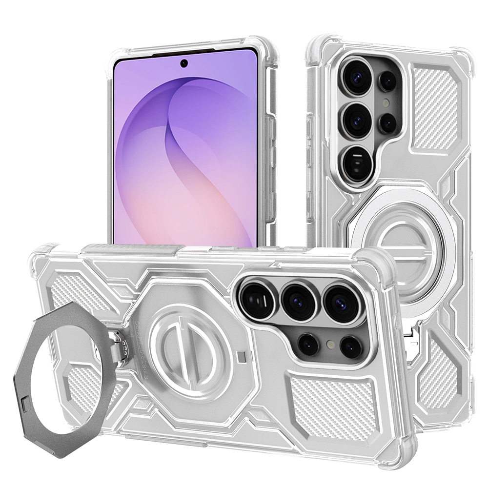 Levně Techsuit - Carbon Shield PRO - Samsung Galaxy S26 Ultra - Bílá transparentní