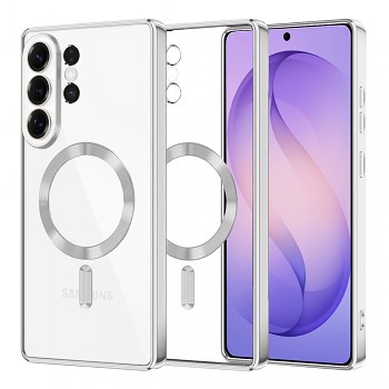 Techsuit - Luxury Crystal MagSafe - Samsung Galaxy S26 Ultra - Stříbrná