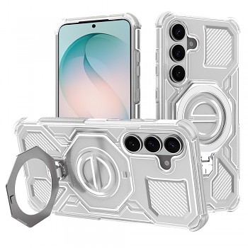 Techsuit - Carbon Shield PRO - Samsung Galaxy S26 Plus - Bílá transparentní