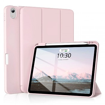 Techsuit - Flex Trifold (s držákem na tužku) - iPad Air 4 (2020) / Air 5 (2022) - Růžová