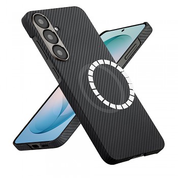 Techsuit - Aramid Fiber MagSafe - Samsung Galaxy S26 Plus - Černá