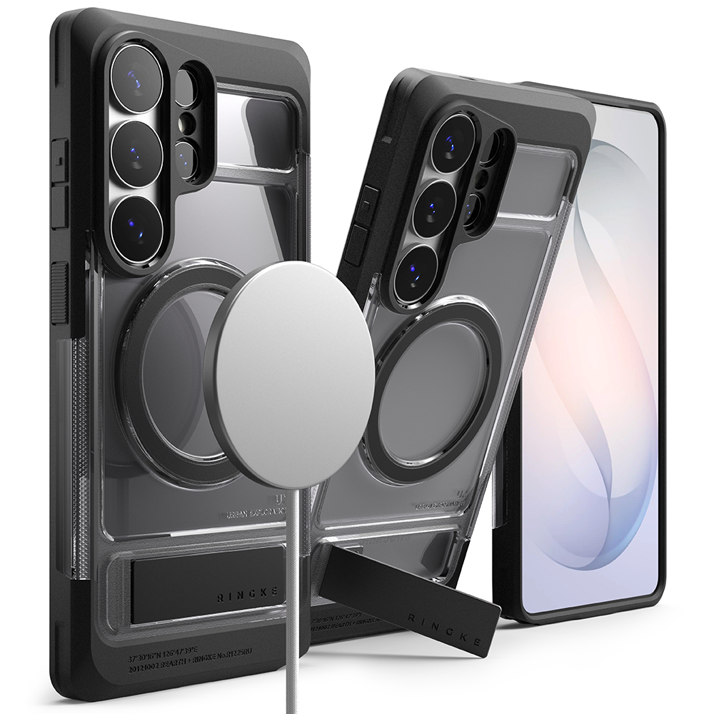 Levně Ringke - UX Magnetic - Samsung Galaxy S26 Ultra - Kouřová černá