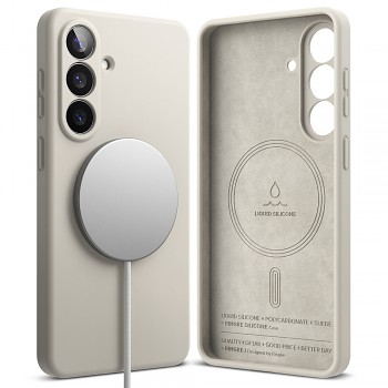 Ringke - Silicone MagSafe - Samsung Galaxy S26 Plus - Kamenná šedá