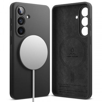 Ringke - Silicone MagSafe - Samsung Galaxy S26 - Černá
