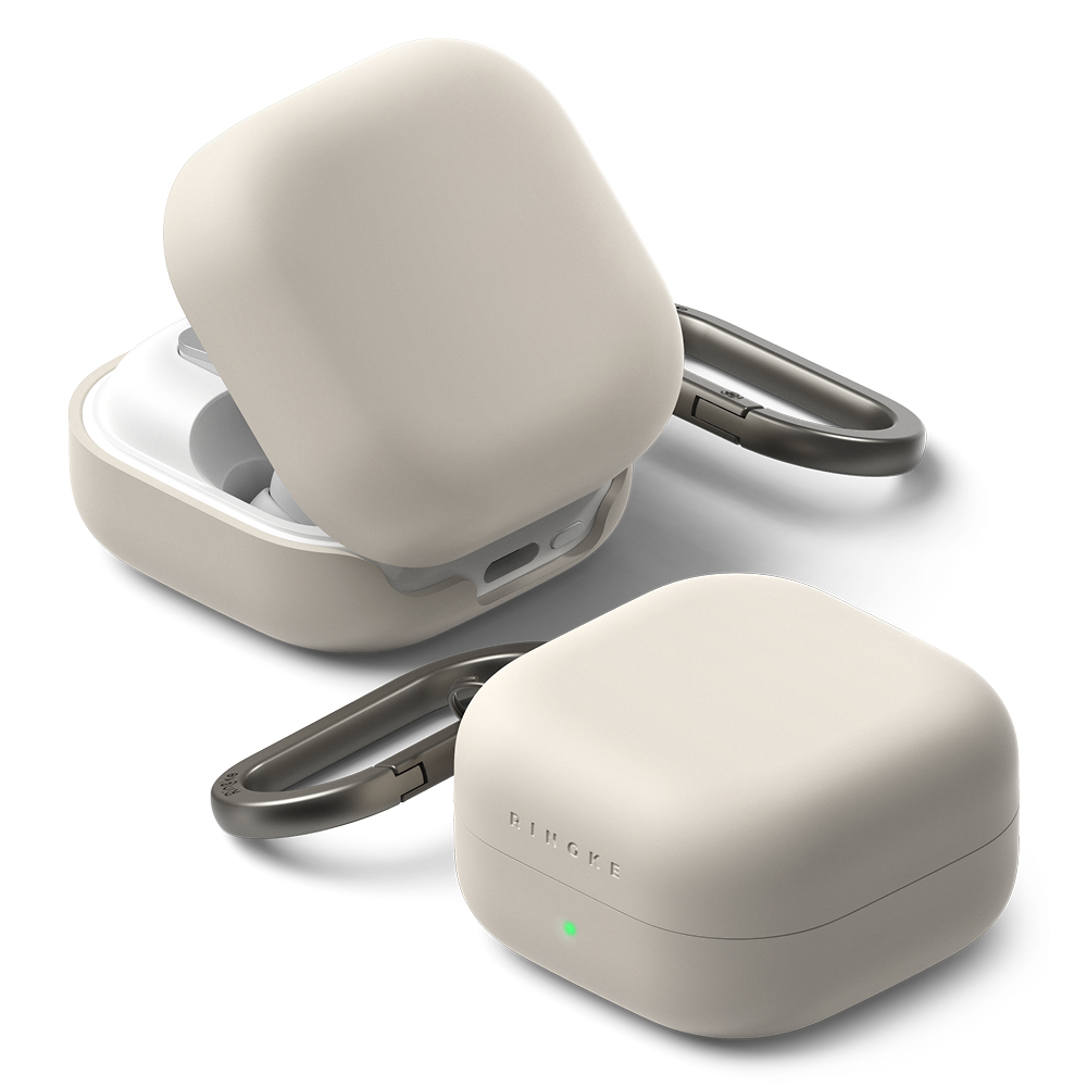 Levně Ringke - Silicone - Samsung Galaxy Buds 4 Pro - Kamenná šedá