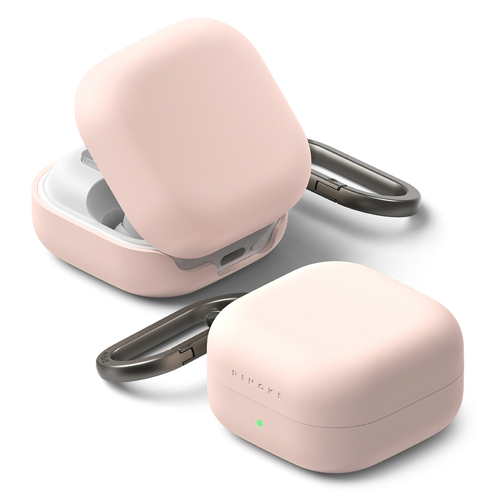 Levně Ringke - Silicone - Samsung Galaxy Buds 4 Pro - Pískově růžová