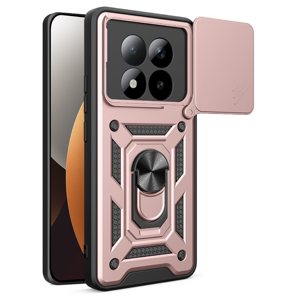 Levně Techsuit - CamShield Series - Xiaomi Redmi Note 15 Pro+ 5G / Poco M8 Pro 5G - Růžové zlato
