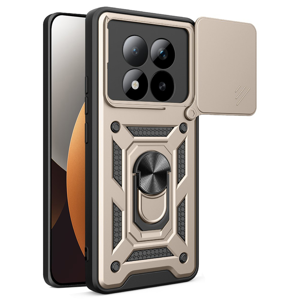 Levně Techsuit - CamShield Series - Xiaomi Redmi Note 15 Pro+ 5G / Poco M8 Pro 5G - Zlatá