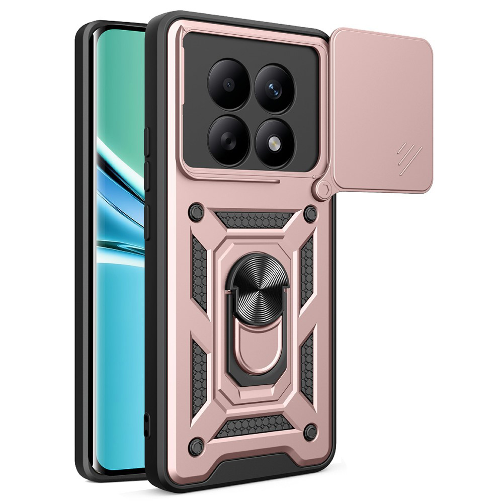 Levně Techsuit - CamShield Series - Xiaomi Redmi Note 15 5G / Note 15 4G / Poco M8 5G - Růžové zlato