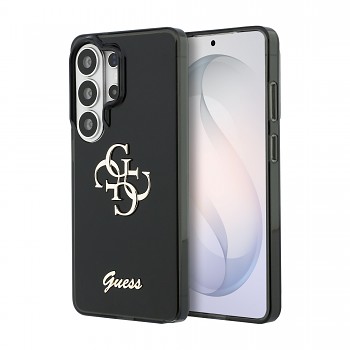 Zadní kryt Guess IML 4G Script Metal Logo pro Samsung Galaxy 26 Ultra černý