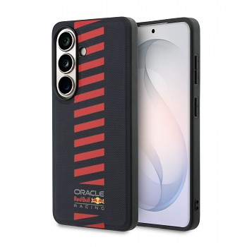 Zadní kryt Red Bull PU Leather Meshed Powerbar Magnetic pro Samsung Galaxy S26+ Navy