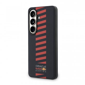 Zadní kryt Red Bull PU Leather Meshed Powerbar Magnetic pro Samsung Galaxy S26 Navy