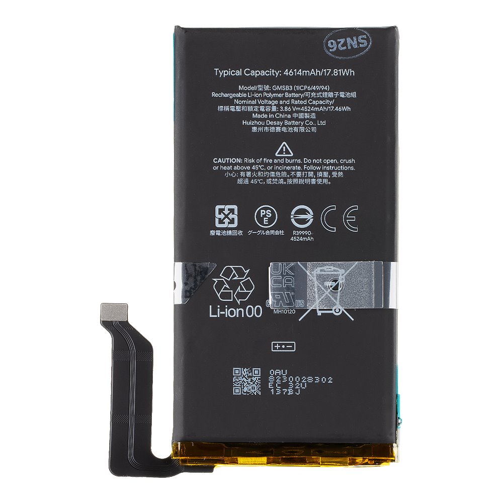 Levně Baterie GMSB3 Google Pixel 6 4614mAh Li-Pol Service Pack