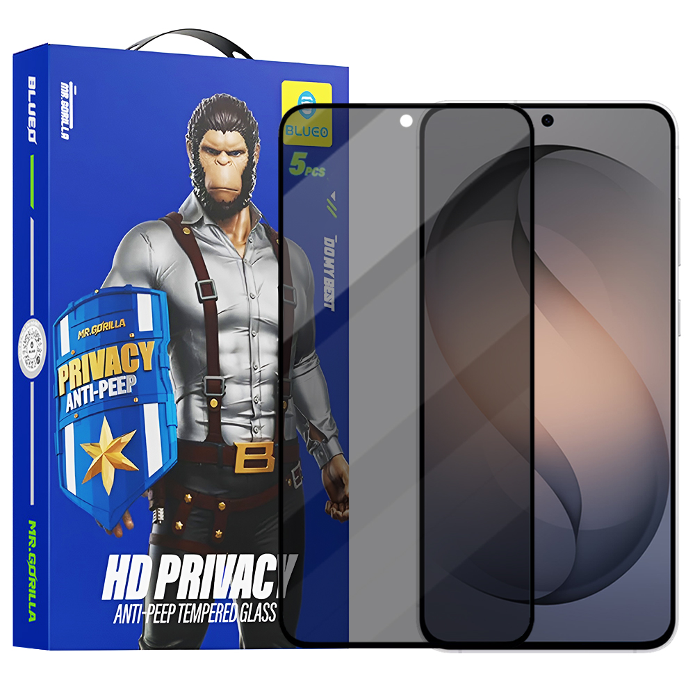 Levně Blueo - Anti-Peep Privacy Glass (5 pack) - Samsung Galaxy S26 - Černá