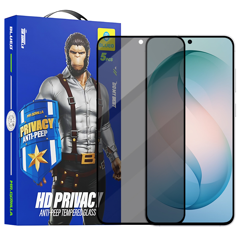 Levně Blueo - Anti-Peep Privacy Glass (5 pack) - Samsung Galaxy S26 Plus - Černá