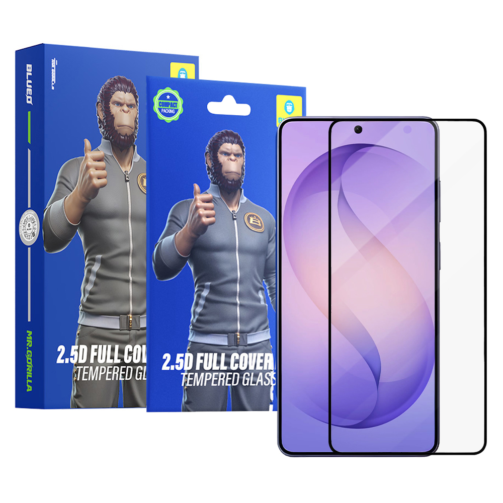 Levně Blueo - 2.5D Silk Full Cover HD Glass (5 pack) - Samsung Galaxy S26 Ultra - Černá