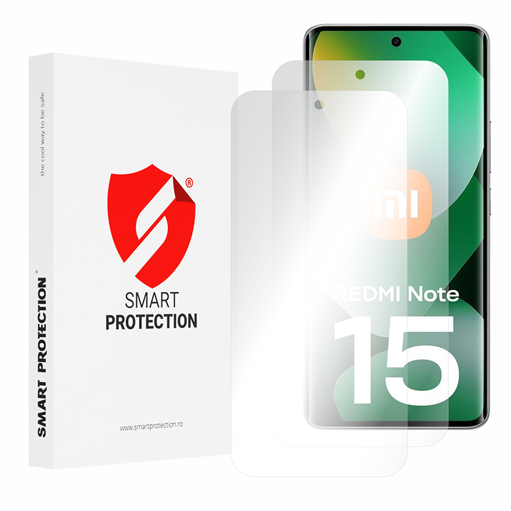 Levně Smart Protection - Ochranné sklo Premium Classic (2 pack) - Xiaomi Redmi Note 15 4G - Průhledná