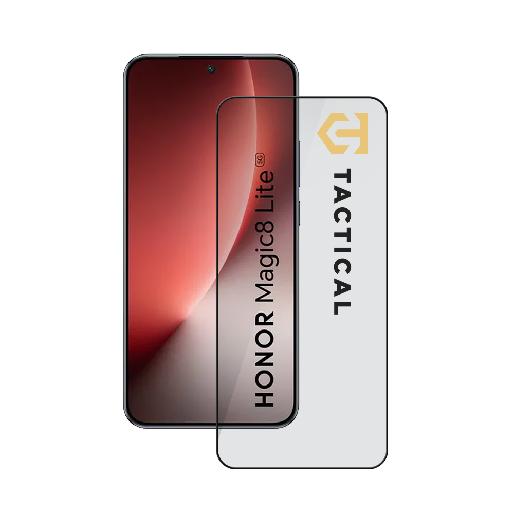 Levně Tvrzené sklo Tactical Glass Shield 5D pro Honor Magic8 Lite černé