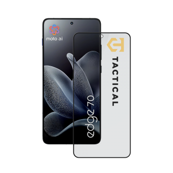 Tvrzené sklo Tactical Glass Shield Privacy Stealth 5D pro Motorola Edge 70 černé