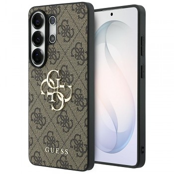 Guess - Pevný kryt 4G Big Metal Logo (GUHCS26L4GMGBR) - Samsung Galaxy S26 Ultra - Hnědá