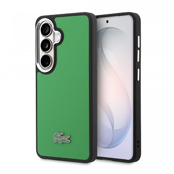 Zadní kryt Lacoste Petit Pique Metal Logo Magnetic pro Samsung Galaxy S26 Estragon zelený