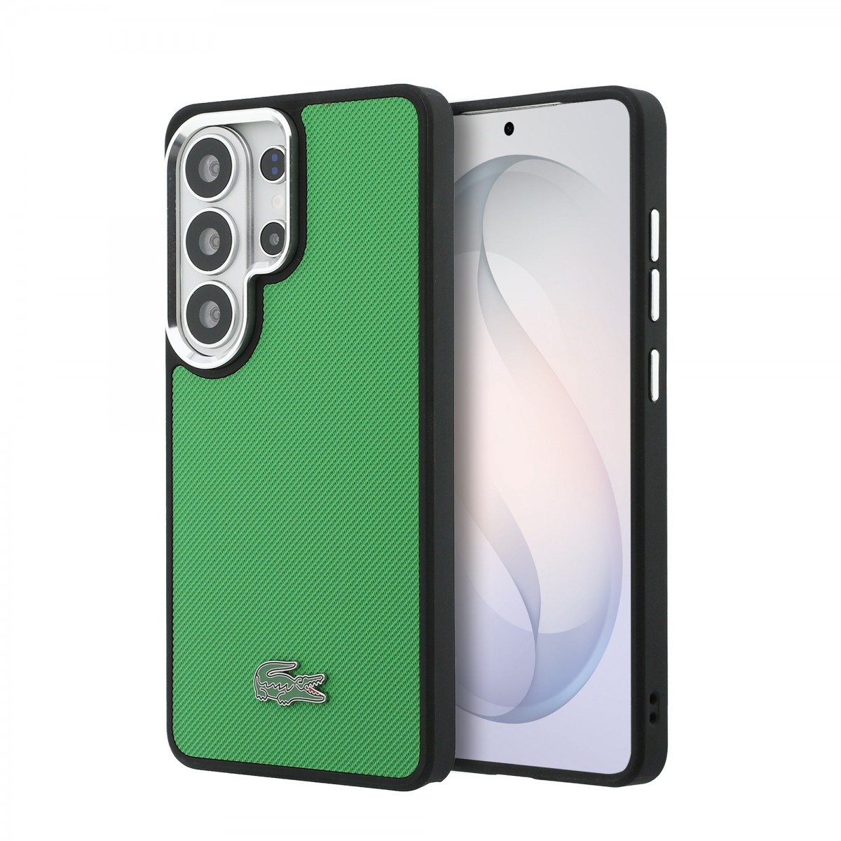 Levně Zadní kryt Lacoste Petit Pique Metal Logo Magnetic pro Samsung Galaxy S26 Ultra Estragon zelený