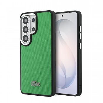 Zadní kryt Lacoste Petit Pique Metal Logo Magnetic pro Samsung Galaxy S26 Ultra Estragon zelený