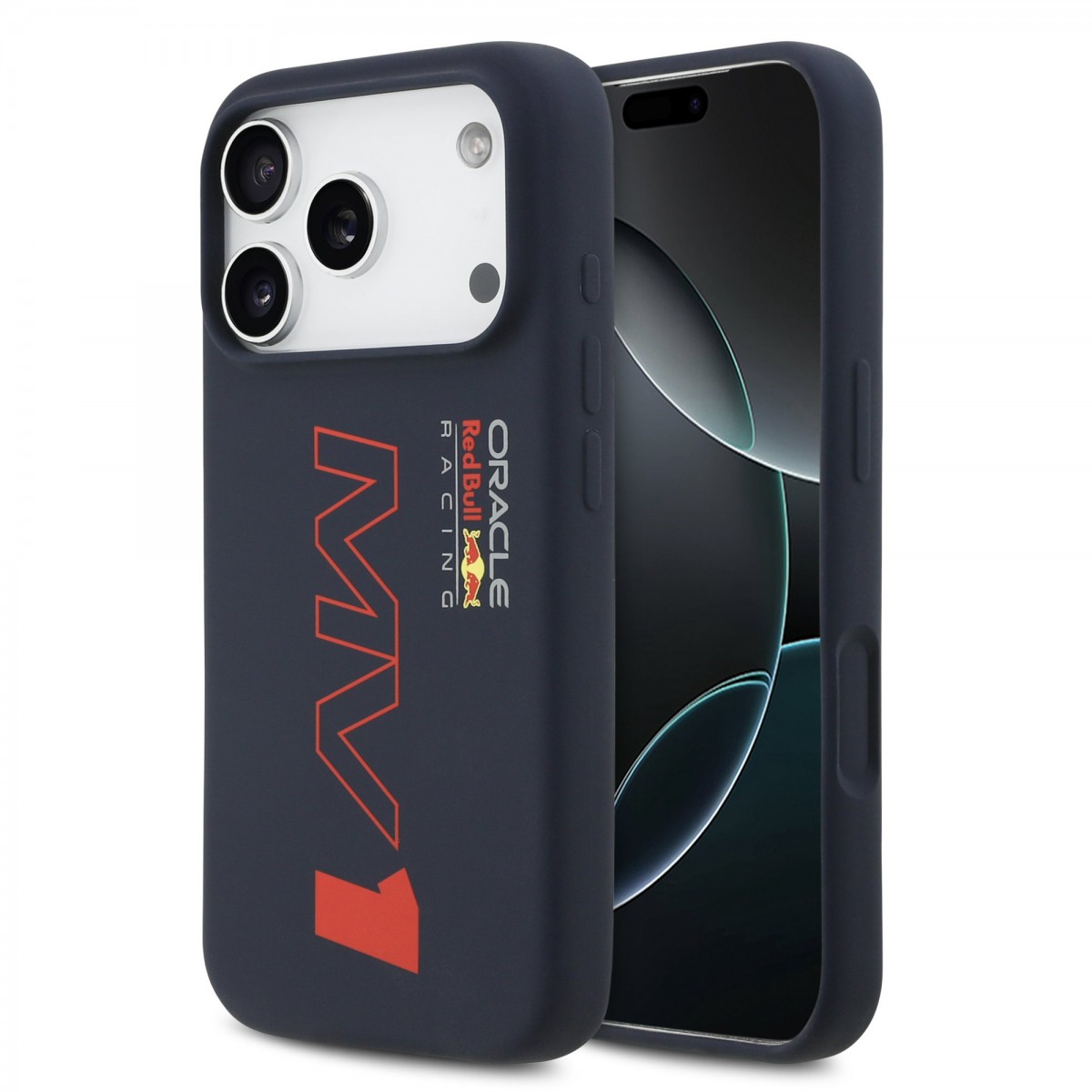 Levně Zadní kryt Red Bull Silicone MV1 MagSafe pro iPhone 17 Pro Navy