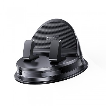 Yesido - Držák do auta (C268) - Palubní deska, 360° základna, Automatické upínání, pro 4–8palcové telefony, Voděodolný, 3M lepicí páska - Černá