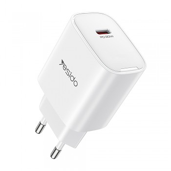 Yesido - Síťová nabíječka (YC01E) - Type-C, PD20W - bílá