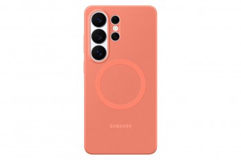 Silikonový magnetický kryt EF-ES948COE Samsung pro Galaxy S26 Ultra Coral Red