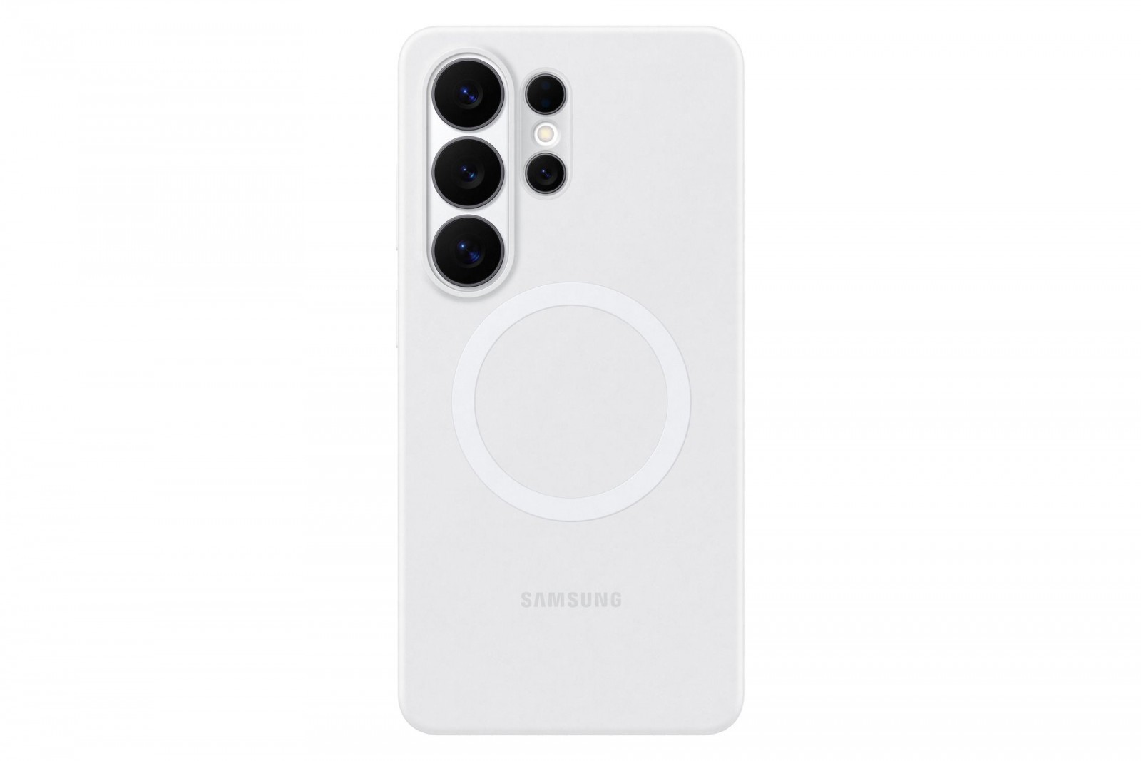 Levně Silikonový magnetický kryt EF-ES948CWE Samsung pro Galaxy S26 Ultra bílý