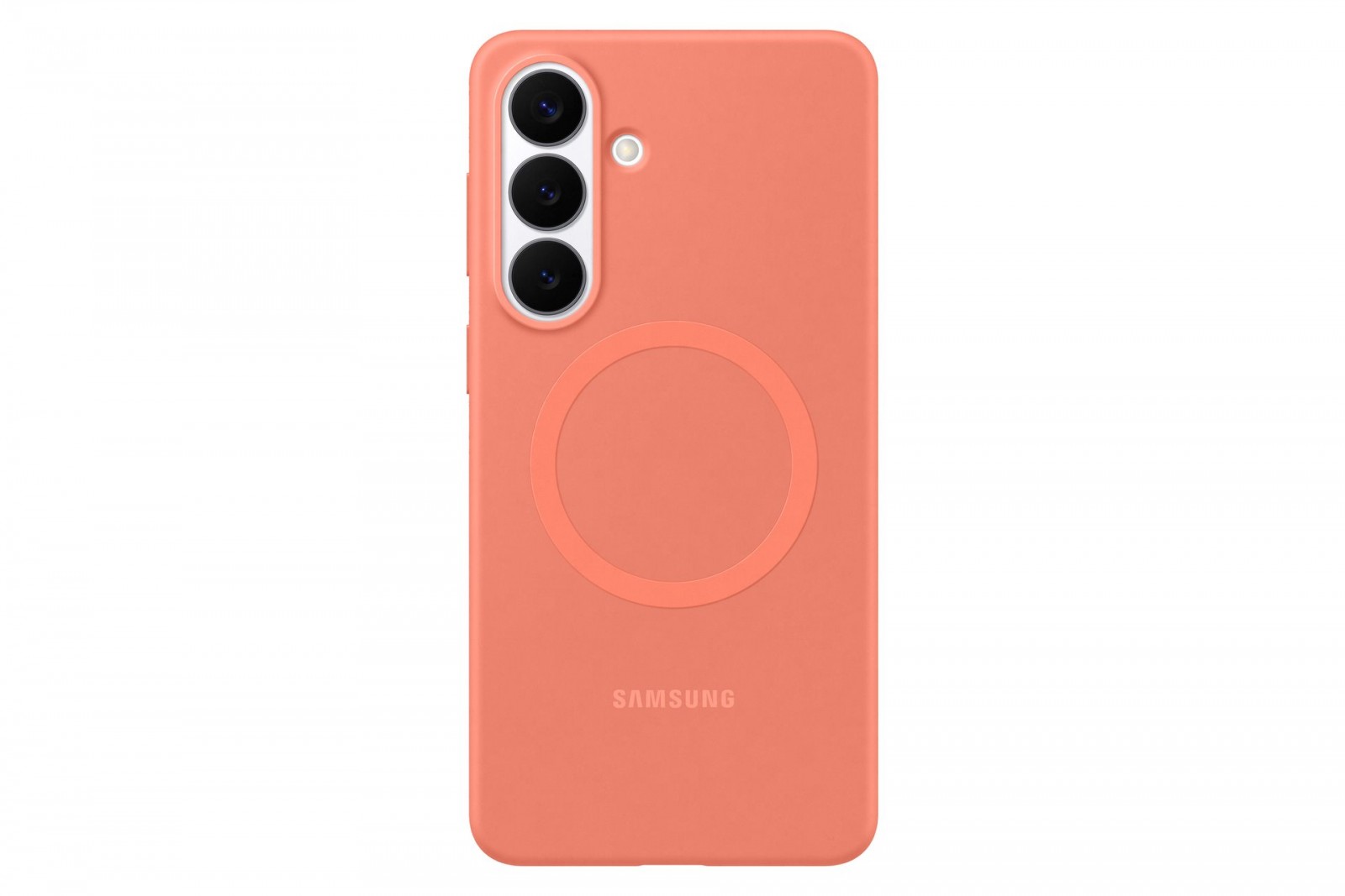 Levně Silikonový magnetický kryt EF-ES947COE Samsung pro Galaxy S26+ Coral Red