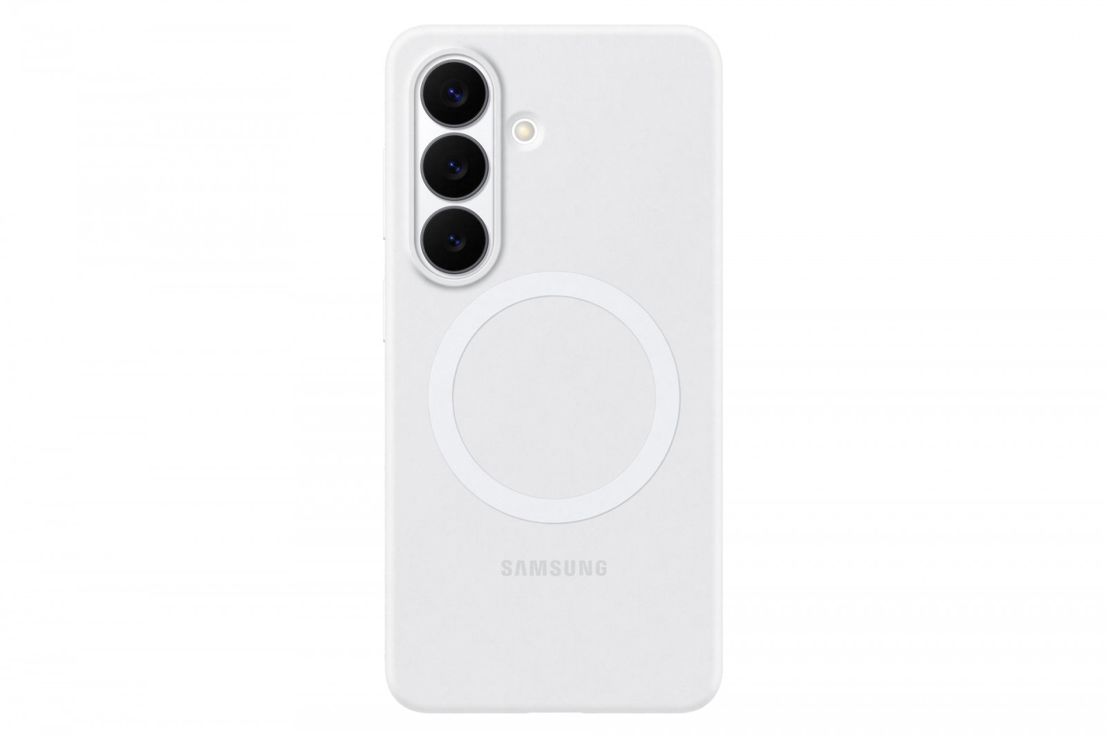 Levně Silikonový magnetický kryt EF-ES942CWE Samsung pro Galaxy S26 bílý