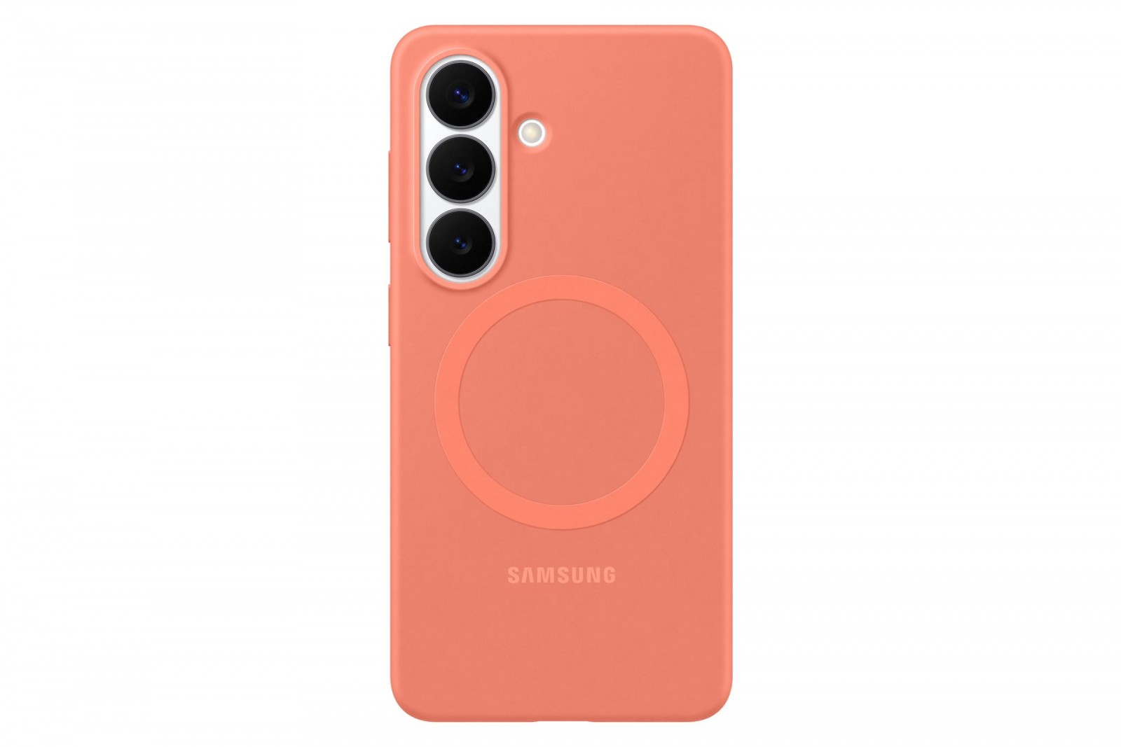 Levně Silikonový magnetický kryt EF-ES942COE Samsung pro Galaxy S26 Coral Red