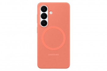 Silikonový magnetický kryt EF-ES942COE Samsung pro Galaxy S26 Coral Red