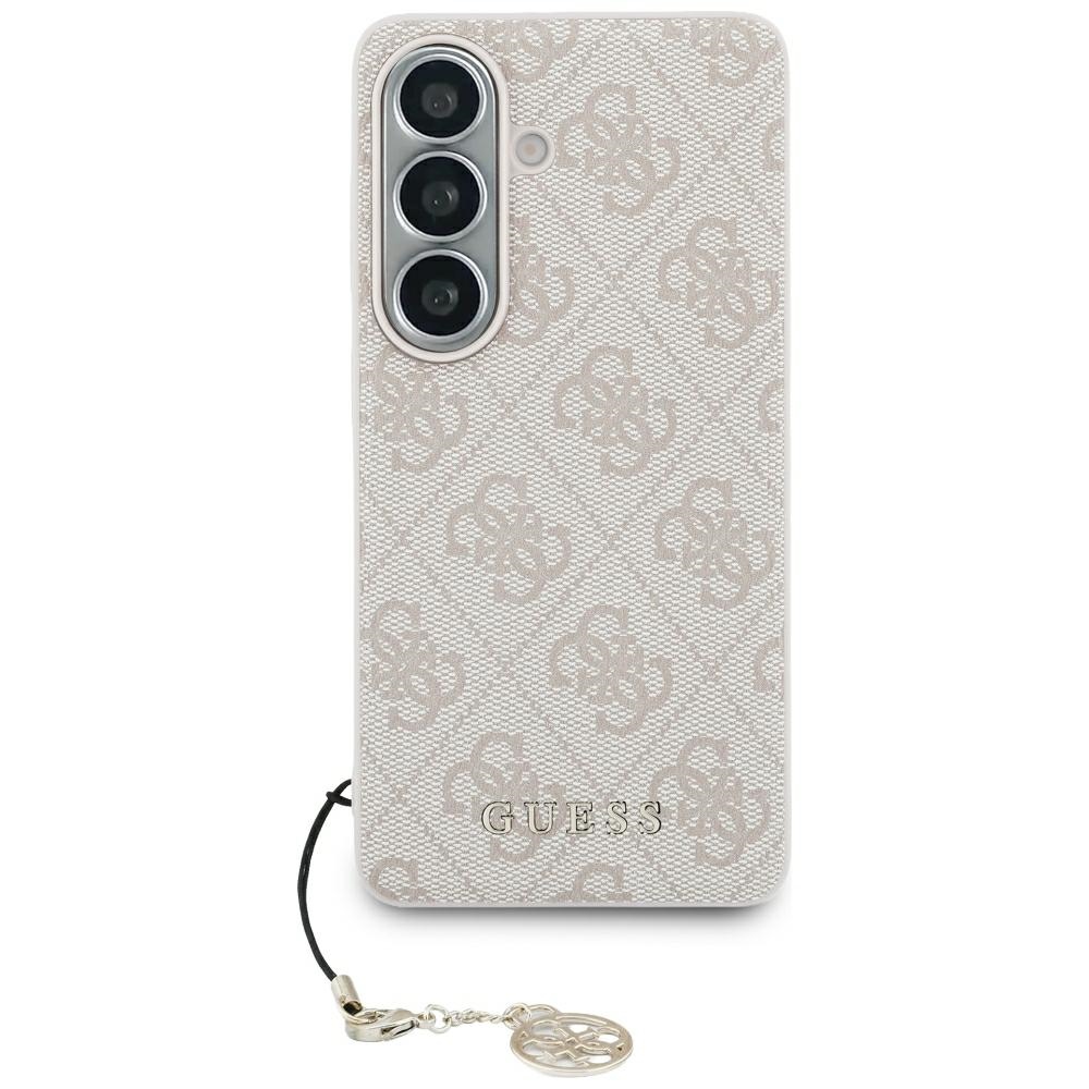 Levně Guess - Kryt Hardcase 4G Classic Logo Charm (GUHMS26SGF4GPI) - Samsung Galaxy S26 - růžový