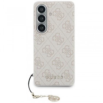 Guess - Kryt Hardcase 4G Classic Logo Charm (GUHMS26SGF4GPI) - Samsung Galaxy S26 - růžový