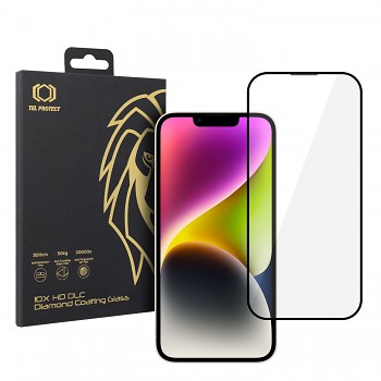 Tvrzené sklo Tel Protect 10X HD DLC s diamantovou vrstvou pro iPhone 16E/14/13 Pro/13